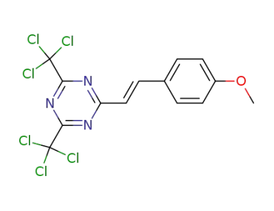 2-(4-methoxystyryl)-4,6-bis(trichloromethyl)-1,3,5-triazine