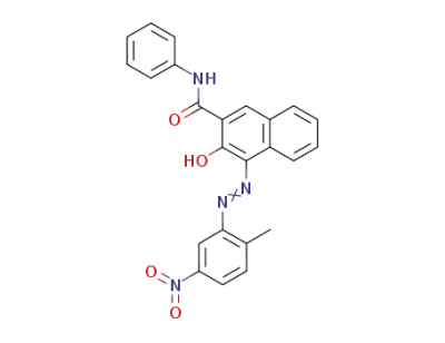 4-(2-methyl-5-nitrophenyl)azo-3-hydroxy-N-phenylnaphthalene-2-carboxamide