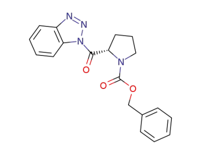 benzyl (2S)-2-(1H-1,2,3-benzotriazol-1-ylcarbonyl)tetrahydro-1H-pyrrole-1-carboxylate